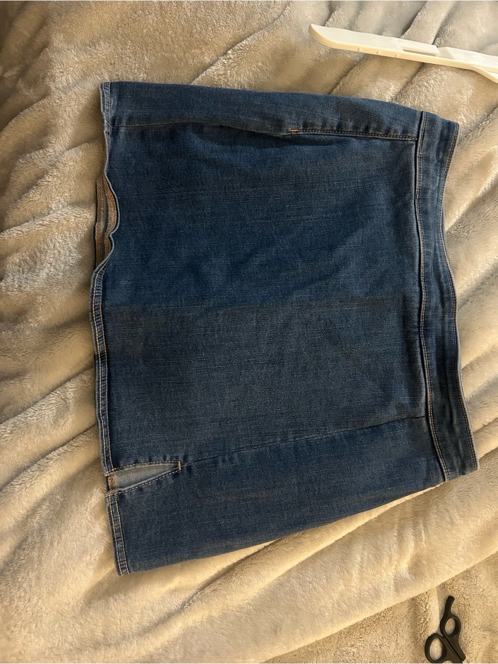 American Eagle Outfitters Indigo High-Rise Mini Skirt